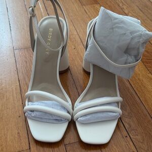 Birdy Grey Elegant White Heels